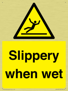 slippery when wet